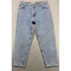 Levi's‎ 550 Jeans Womens Sz 16 Relaxed Tapered Light Wash American Cotton Denim